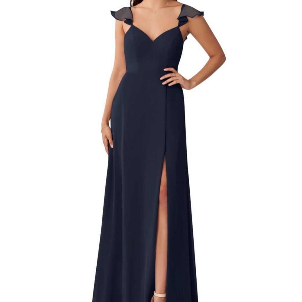 AZAZIE Everett Dress Navy size 14 - Picture 2 of 11